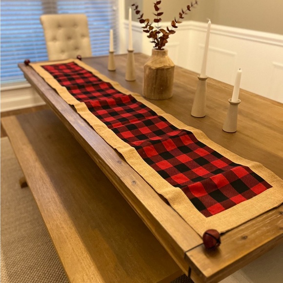 Christmas Plaid Table Runner - Picture 5 of 6